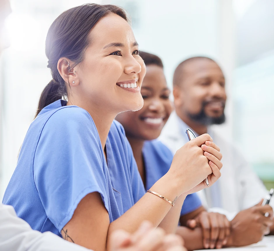 Nurse in classroom